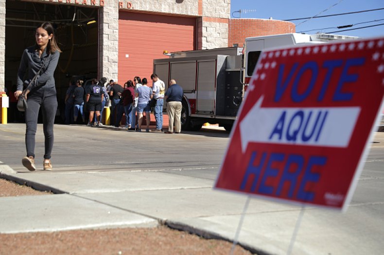 voters line up in texas 2018 midterms
