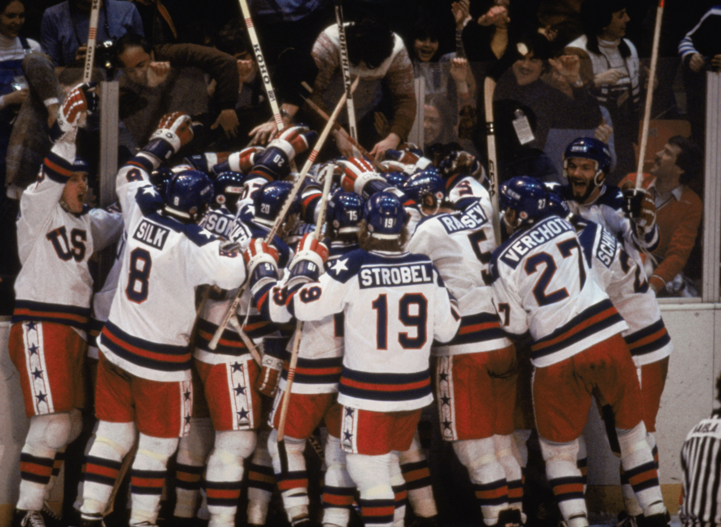 Sports Community And Politicians Pay Homage To The 1980 Miracle On Ice 