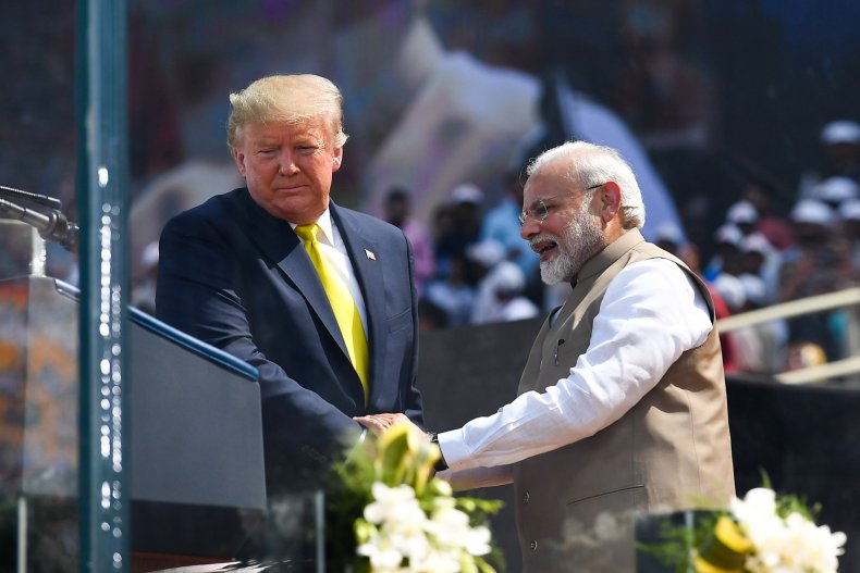 Donald Trump, Narendra Modi, rally, India, US