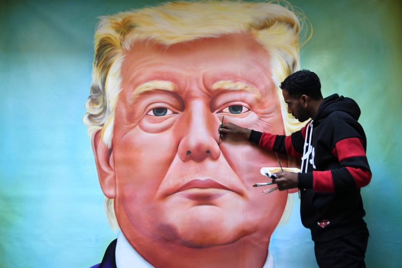 trump painting