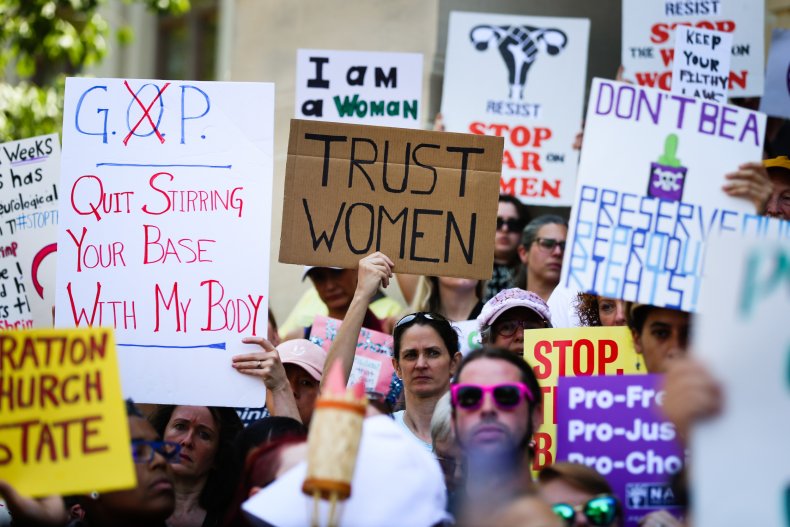 Abortion protest