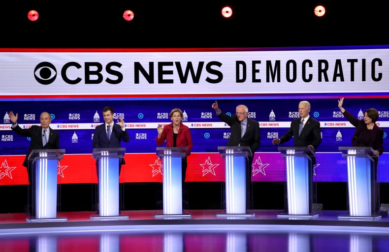 Dem Debate Group Shot