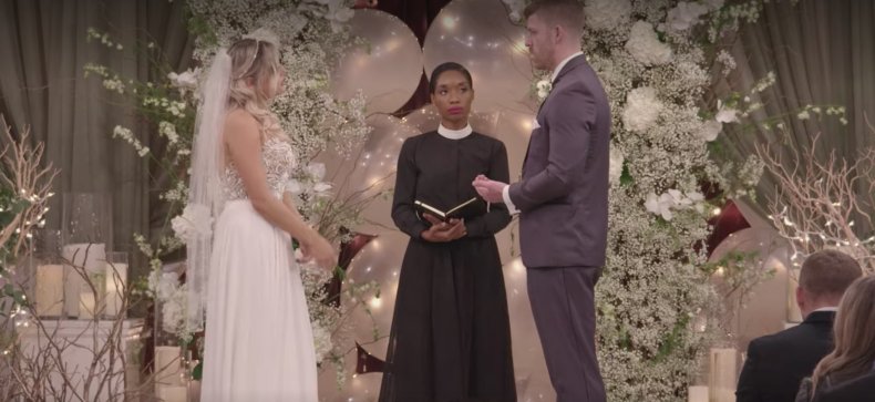 Damian and Giannina at the altar
