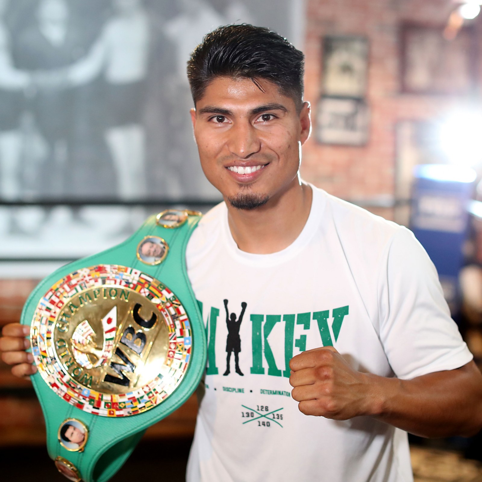 The 34-year old son of father (?) and mother(?) Mikey Garcia in 2022 photo. Mikey Garcia earned a  million dollar salary - leaving the net worth at  million in 2022