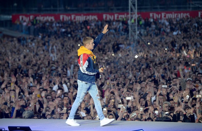 Justin Bieber One Love Manchester Concert