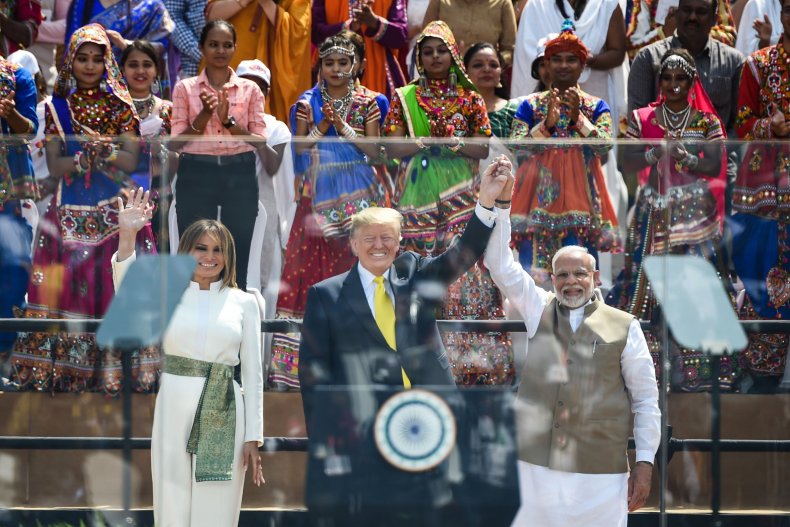 Trump rally India Trump rally India