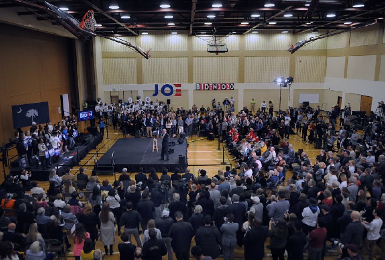 joe biden campaigns in south carolina
