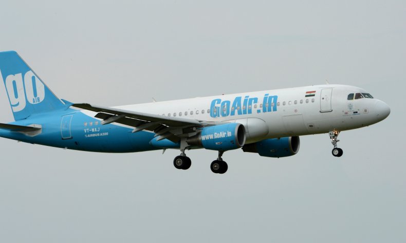 Go Air India airline plane 2012