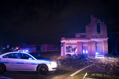 Damaged business after Nashville tornado Damaged business after Nashville tornado