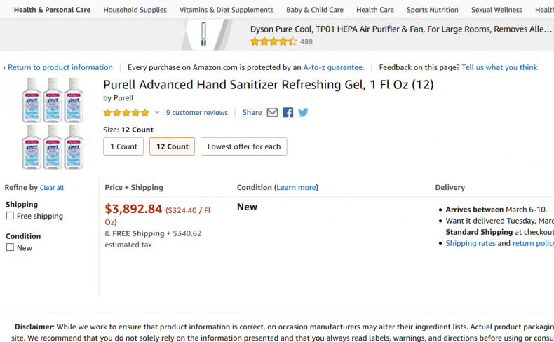 Amazon screengrab