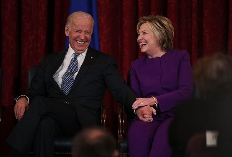 Joe Biden and Hillary Clinton