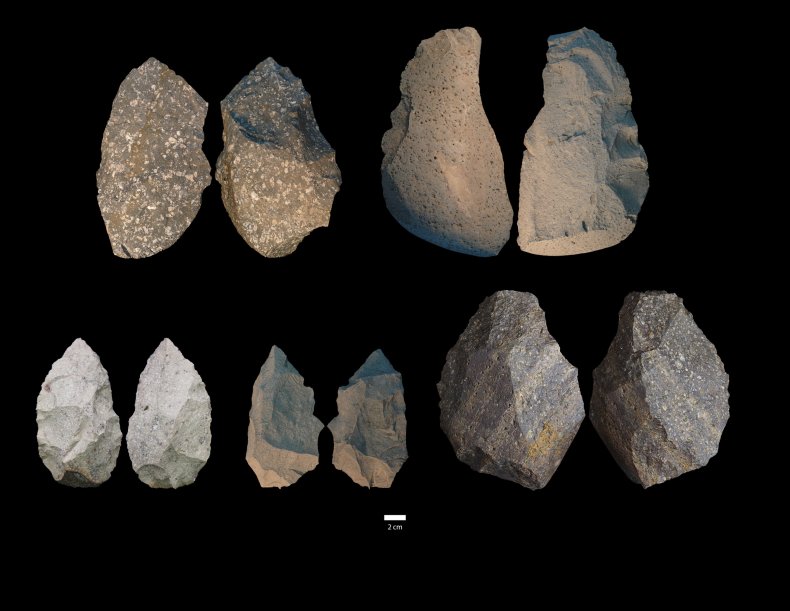 Acheulian stone tools
