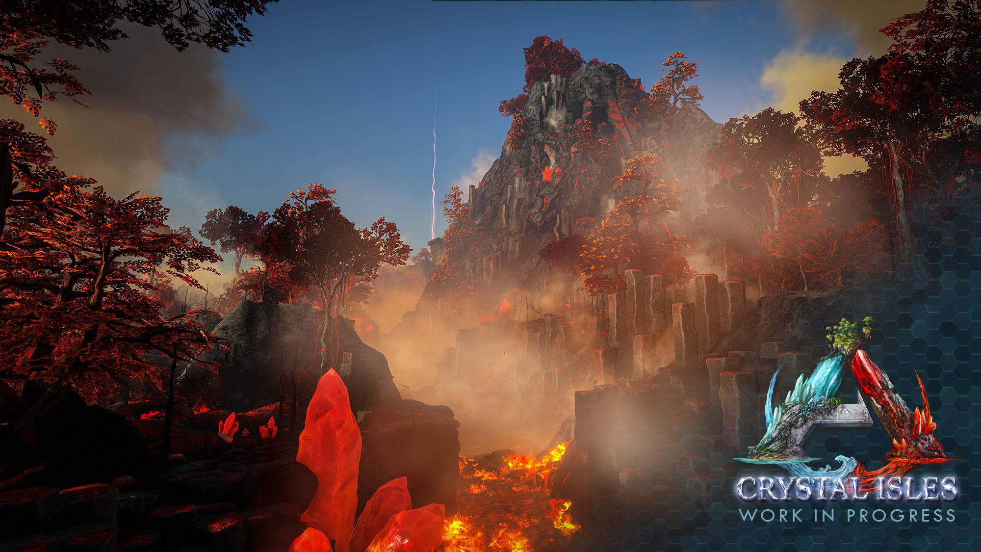 Ark Crystal Isles Map Tlc 3 To Release On Ps4 Xbox Pc This Summer