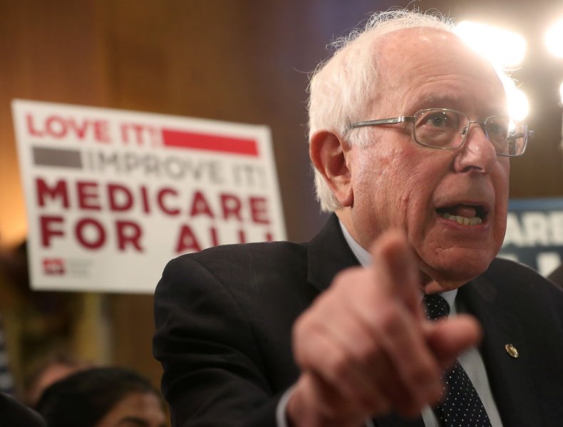 Bernie Sanders with Medicare for all