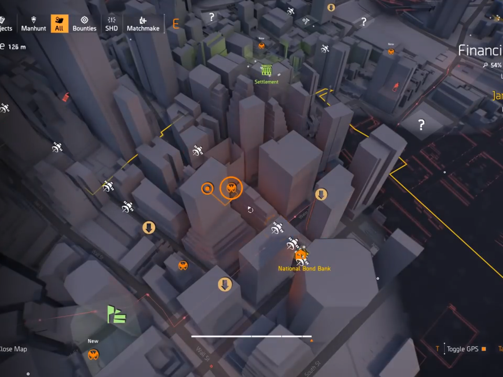 Division 2 Financial District Shd Tech Locations All 5 Caches On The Map