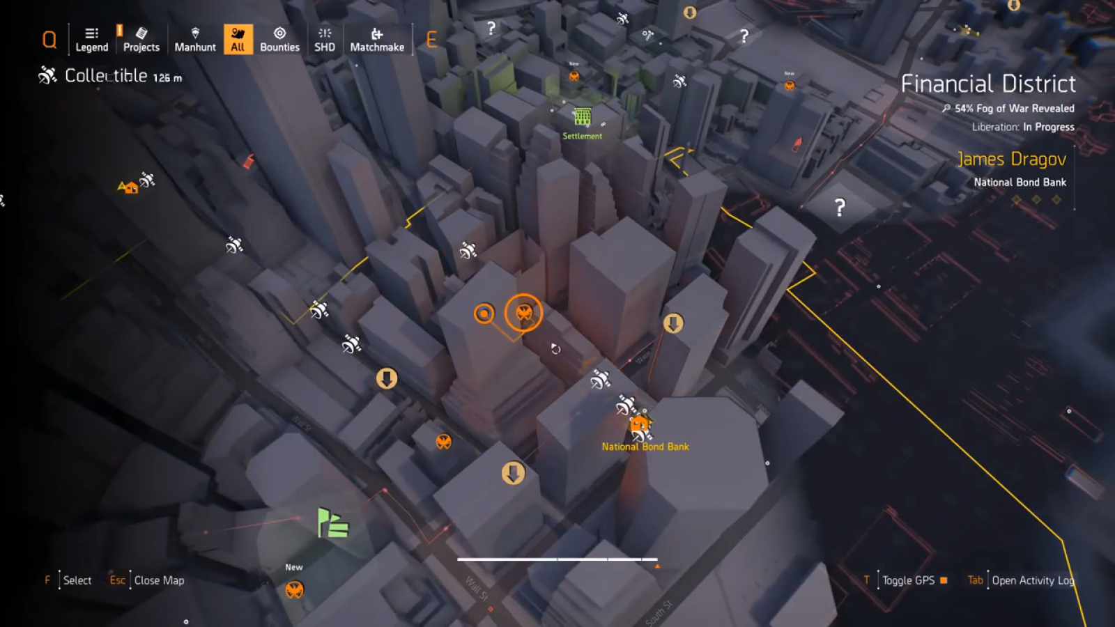 Division 2 Financial District Shd Tech Locations All 5 Caches On The Map