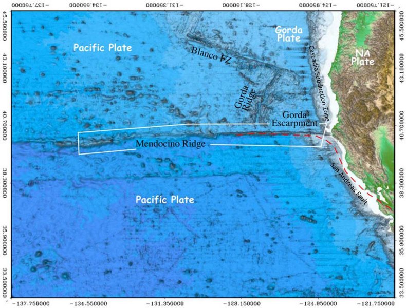 Mendocino Fracture Zone Mendocino Fracture Zone