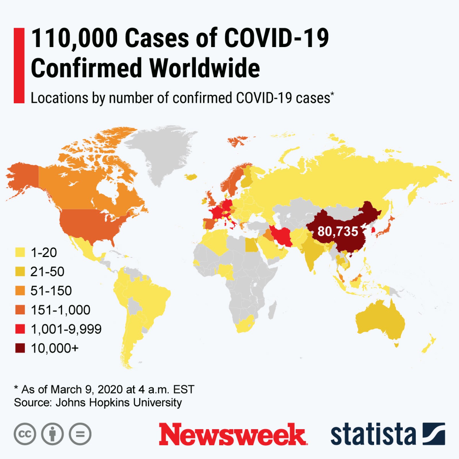 Coronavirus Update Map As Death Toll Hits 3 800 Oil Prices