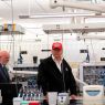 President Donald Trump in CDC Laboratory