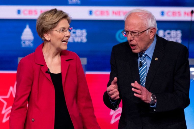 Elizabeth Warren and Bernie Sanders