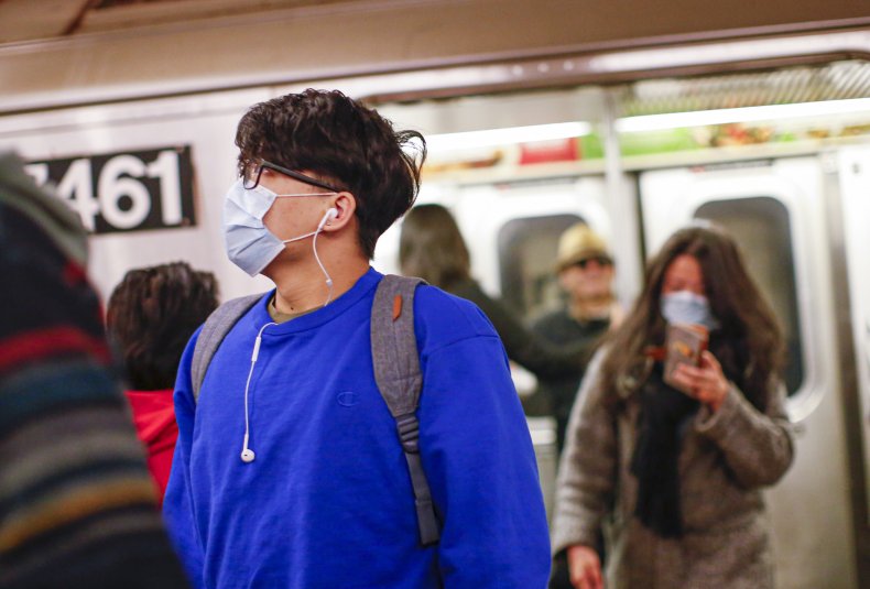 Coronavirus New York City subway March 2020