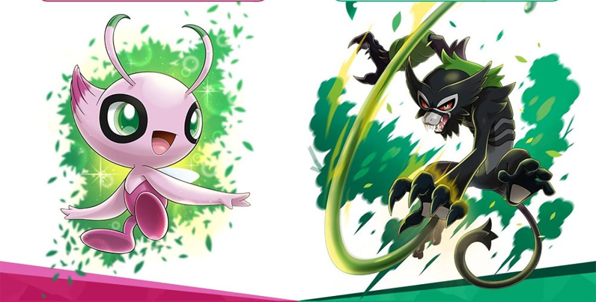 The Pokémon Company is distributing a unique Zarude and shiny Celebi as a  movie tie-in