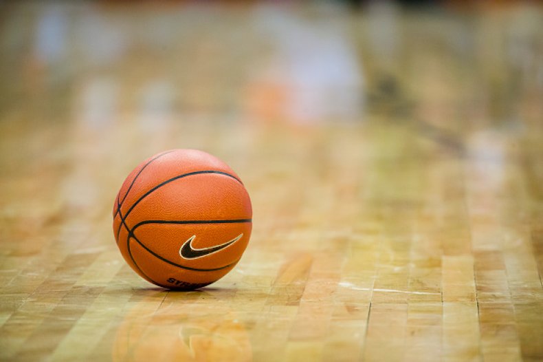 Empty Basketball Court