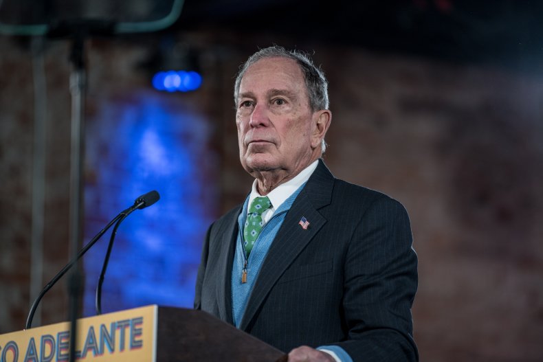 Former New York City Mayor Mike Bloomberg 