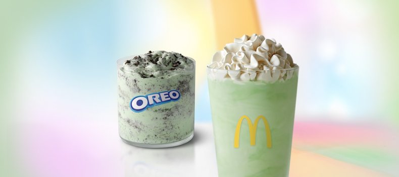 McDonald's Shamrock Shake St Patrick's Day McDonald's Shamrock Shake St Patrick's Day