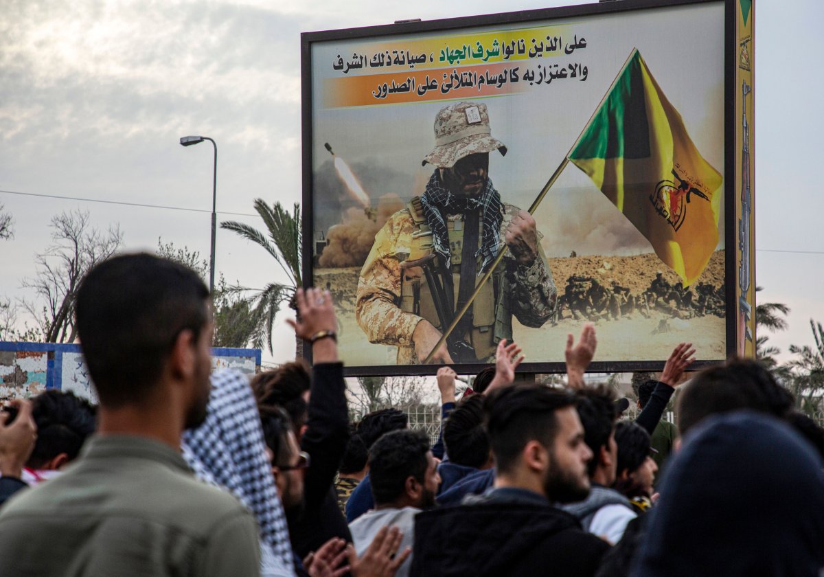 iraq, kataib, hezbollah, brigades, militia, protest