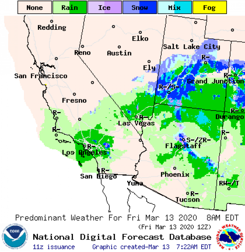 NOAA PHX AZ Weekend Forecast 031320