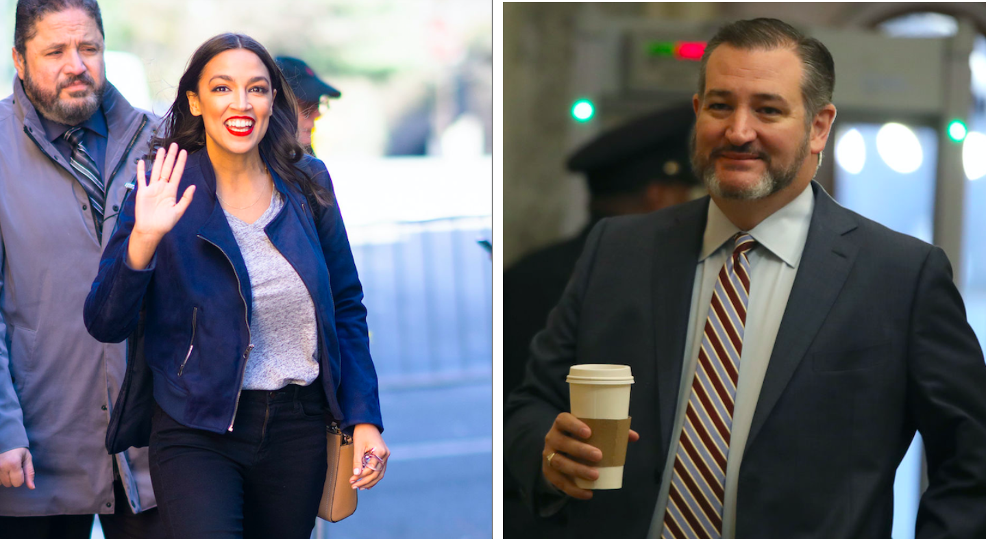 ted cruz alexandria ocasio cortez