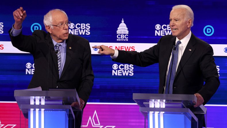 Bernie Sanders and Joe Biden