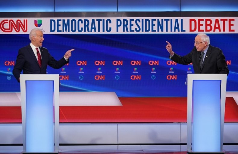 sanders biden spar social security democratic debate