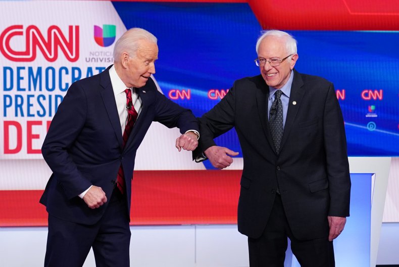 Sanders, Biden