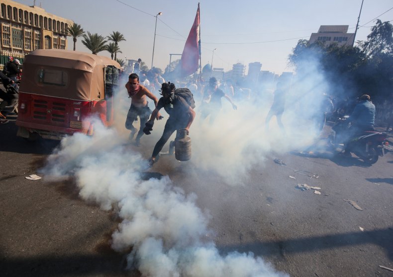 Iraq protests gas
