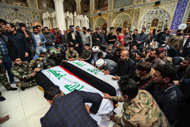iraq, funeral, us, airstrikes, dead