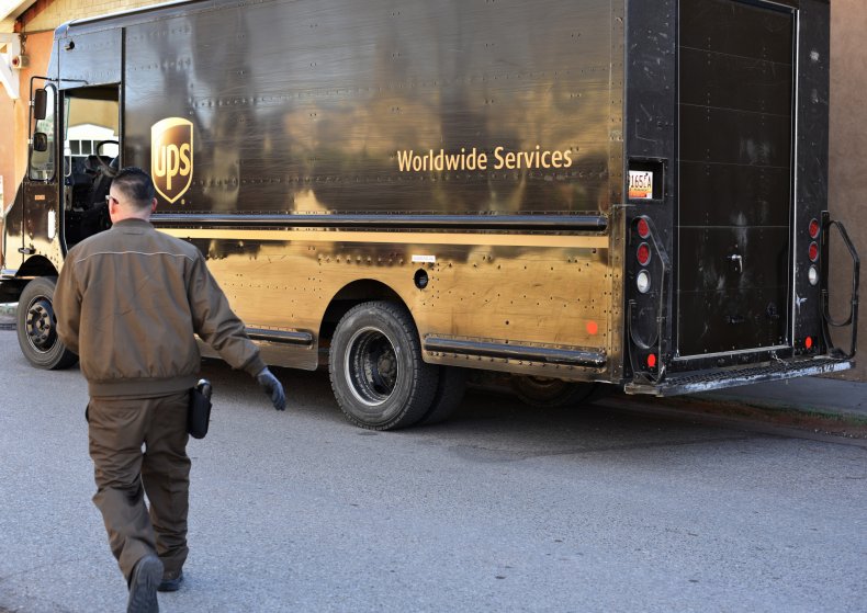 UPS van