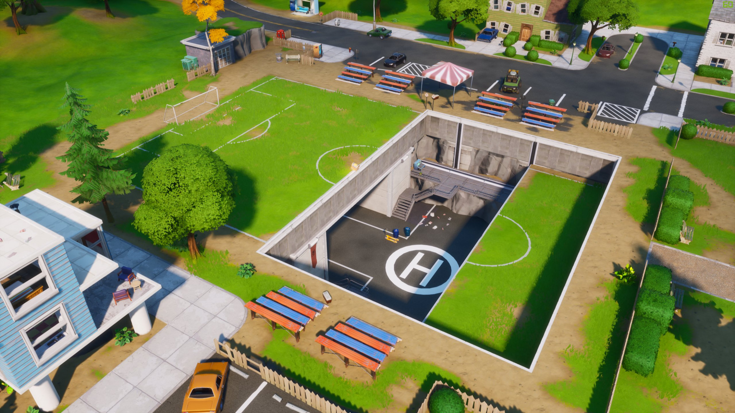 FOOTBALL/SOCCER 2-12 PLAYERS ! - Fortnite Creative Map Code - Dropnite