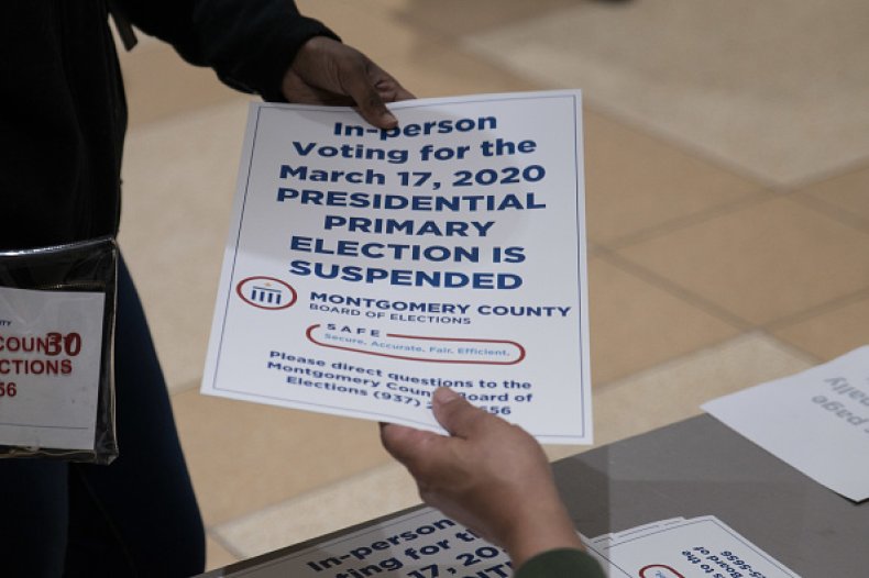 ohio primary postponed over coronavirus