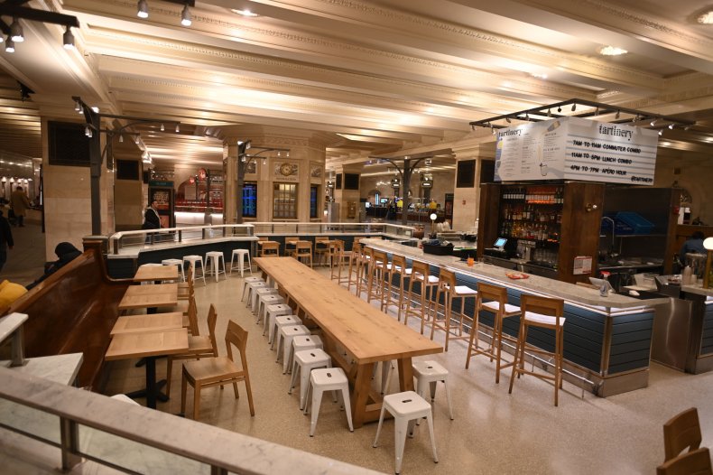 Closed cafe