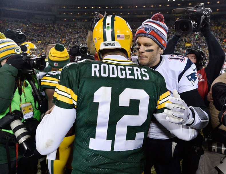 Tom Brady and Aaron Rodgers