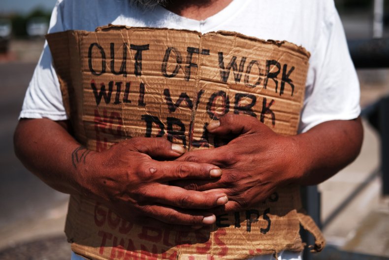 US economy recession coronavirus poverty