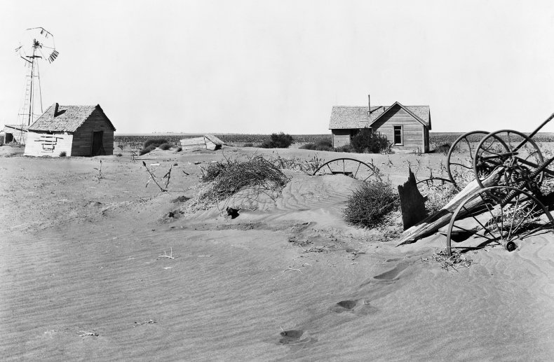 Abandoned Farms During the Dust Bowl