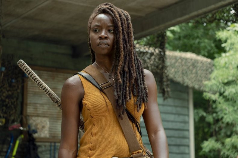 michonne leaving the walking dead