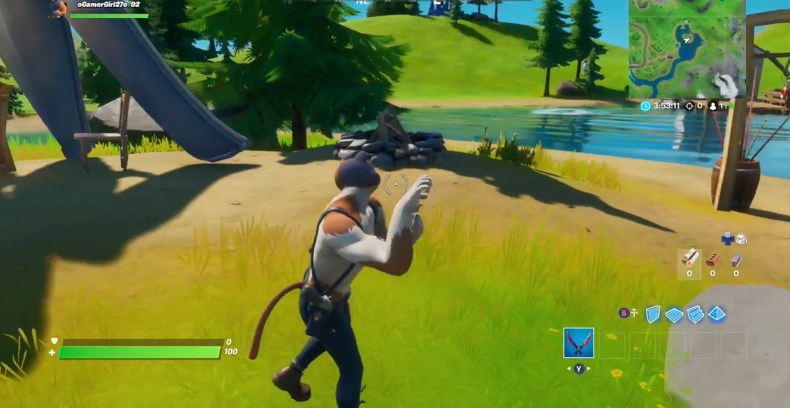 fortnite lake canoe gameplay fortnite lake canoe gameplay