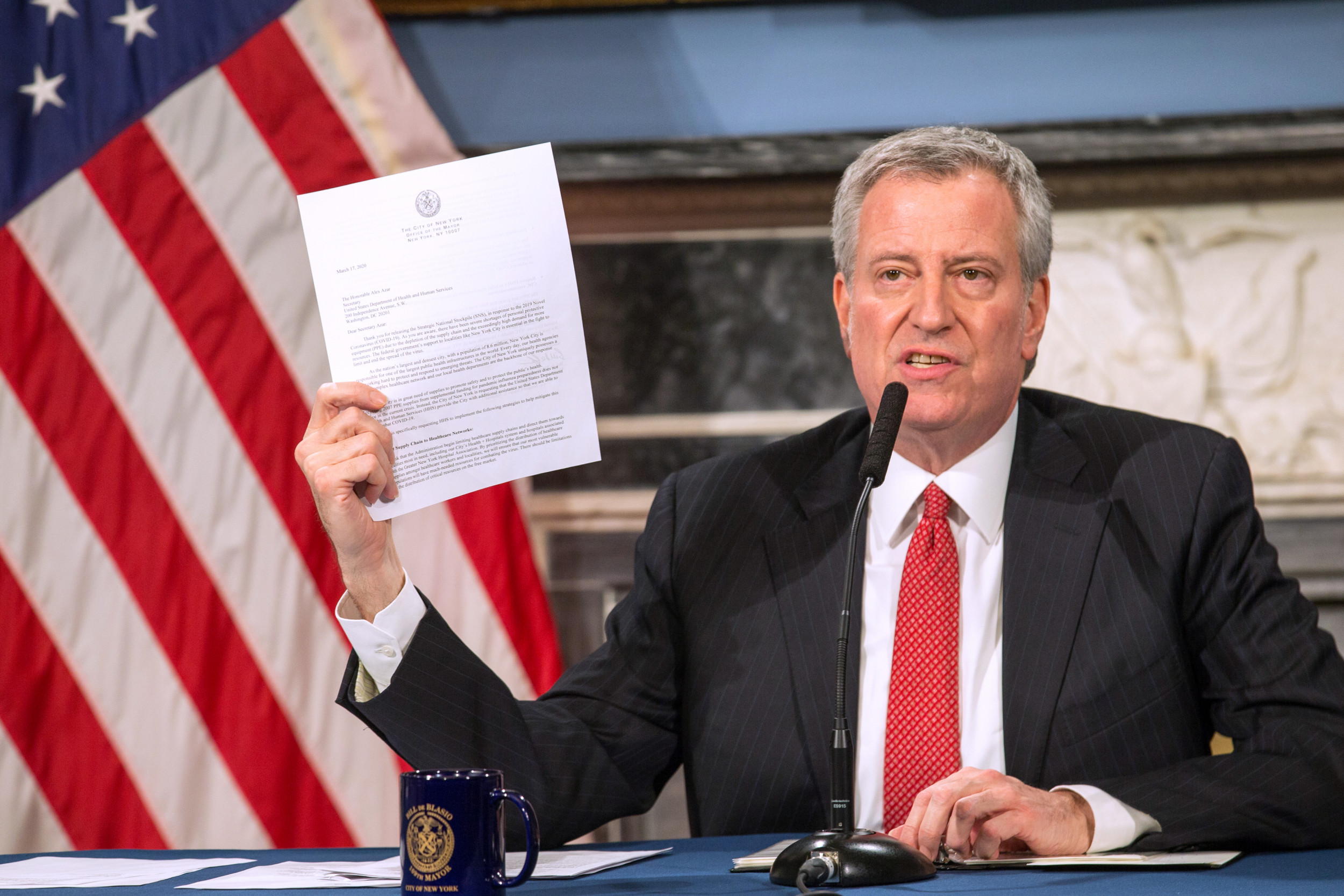 Mayor de Blasio Calls $1 Billion for NYC From Stimulus Bill 'Just Immoral'