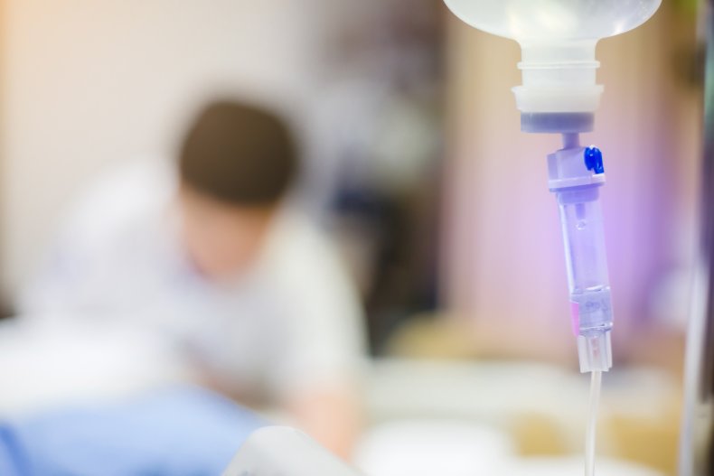 Patient in hosptial