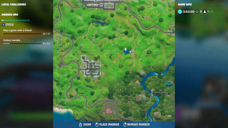 fortnite deliver fish shadow ghost location