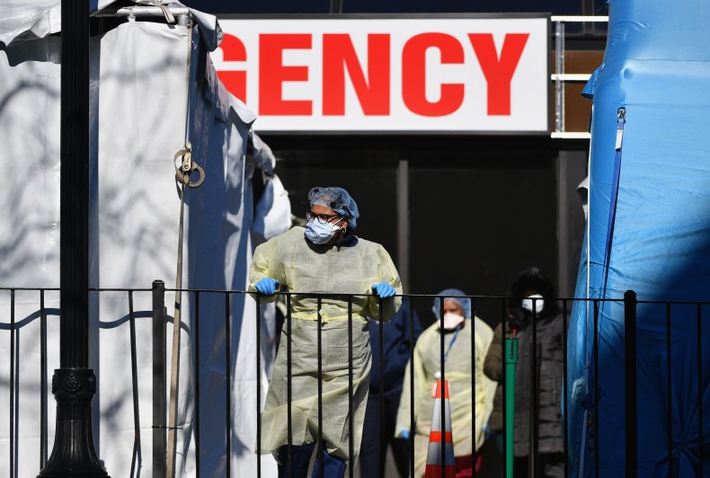 coronavirus cases new york overwhelm hospital cuomo